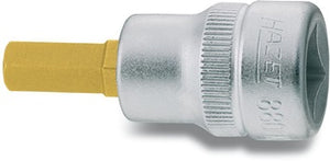 Steckschlüsseleinsatz 8801K 3/8 Zoll 6-kant SW 9mm L.43 5mm HAZET