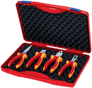Zangensatz Kompakt-Box Inh.4tlg.VDE Kunststoffkoffer KNIPEX