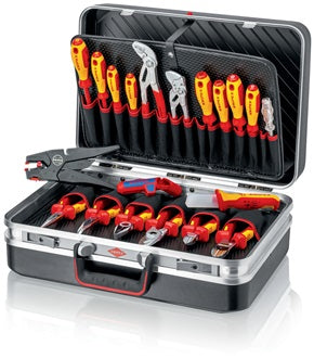 Werkzeugkoffer 20-tlg.Koffer a.ABS-Material Elektroinstallation KNIPEX