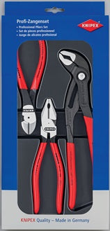 Zangensatz Kraft-Paket Inh.3tlg.pol.Kunststofftiefziehteil KNIPEX