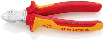 Abisolierseitenschneider L.160mm VDE Mehrkomp.-Hüllen VDE KNIPEX