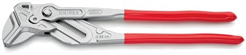 Zangenschlüssel L.400mm Spann-W.85mm verchr.Ku.-Überzug KNIPEX
