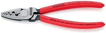 Aderendhülsenzange L.180mm 0 25-16 0 (AWG 23-5) mm² pol.Ku.-Überzug KNIPEX