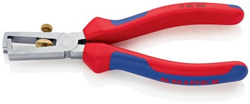 Abisolierzange L.160mm verchr.Mehrkomp.-Hülle m.Öffnungsf.KNIPEX