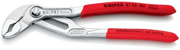 Wasserpumpenzange Cobra® L.180mm Spann-W.36mm verchr.Ku.-Überzug KNIPEX