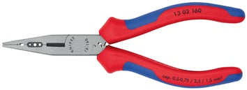 Verdrahtungszange L.160mm 0 5-0 75/1 5/2 5 mm² pol.Mehrkomp.-Hüllen KNIPEX