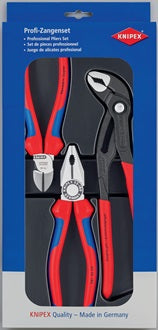 Zangensatz Bestseller-Paket Inh.3tlg.pol.Kunststoff-Tiefziehteil KNIPEX