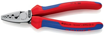 Aderendhülsenzange Gesamt-L.180mm 0 25-16 0 (AWG 23-5) mm² pol.Mehrkomp.-Hüllen
