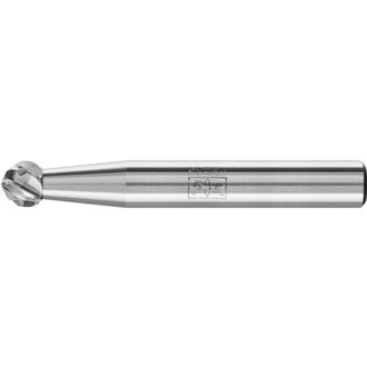 Frässtift KUD D.6mm Kopf-L.5mm Schaft-D.6mm HM Verz.STEEL PFERD