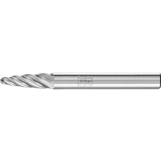 Frässtift RBF D.6mm Kopf-L.18mm Schaft-D.6mm HM Verz.INOX PFERD