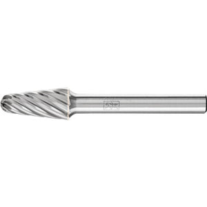 Frässtift KEL D.10mm Kopf-L.20mm Schaft-D.6mm HM Verz.INOX PFERD