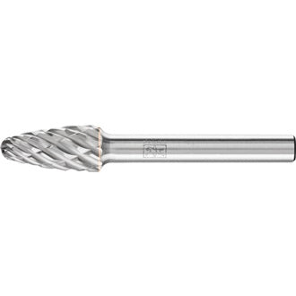 Frässtift RBF D.10mm Kopf-L.20mm Schaft-D.6mm HM Verz.STEEL PFERD