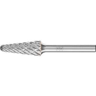 Frässtift KEL D.12mm Kopf-L.30mm Schaft-D.6mm HM Verz.STEEL PFERD