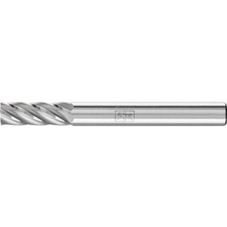 Frässtift ZYA D.6mm Kopf-L.16mm Schaft-D.6mm HM Verz.INOX PFERD