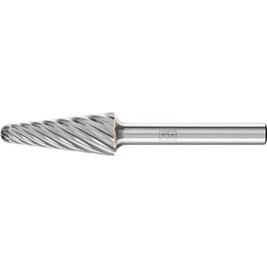 Frässtift KEL D.12mm Kopf-L.30mm Schaft-D.6mm HM Verz.INOX PFERD