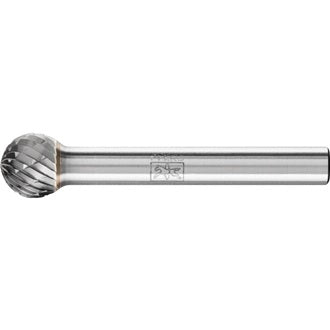 Frässtift KUD D.10mm Kopf-L.9mm Schaft-D.6mm HM Verz.3 PLUS PFERD