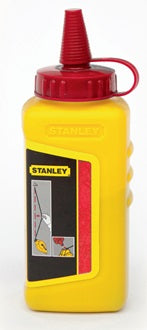 Schlagschnurkreide 225g rot wasserfest schwer löslich Ku.-Flasche STANLEY