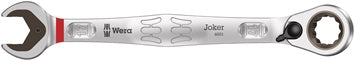 Maulringratschenschlüssel Joker SW 17mm L.225mm umschaltbar Rings.15Grad WERA