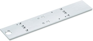 Montageplatte f.TS 5000/4000 silber GEZE