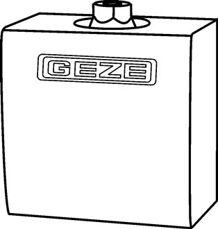 Drehl.T-Stop Gleits.zu TS5000 TS5000L TS3000V weiß 9016 GEZE