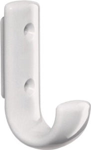Garderobenhaken 477.90.060 einfach A.48mm PA tiefschwarz 90 H.75mm HEWI