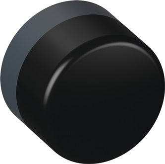 Wandtürpuffer 610B Ku.92 grau ma L.24mm HEWI