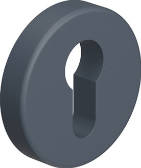 Schlüsselrosette 306.23PBLN 90 Ku.90 Schildst.10 5mm BB rd.HEWI