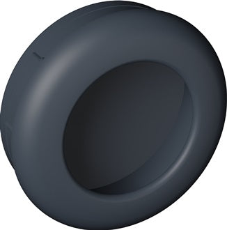 Schiebetürmuschel 538.60MLB PA 92 grau ma rd.TS ab 22mm f.HLT