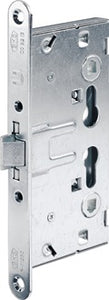 Panik-Einsteckschloss 1125 Fkt.E rd 24/65/72/9mm DIN L/R verz.BKS