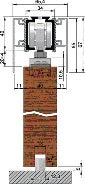 Abdeckkappenpaar Alu.VA Eff.elox.beids.B.65mm H.65mm HELM