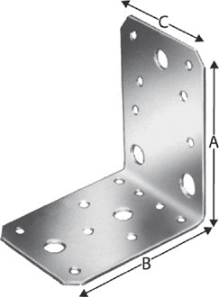 Winkelverb.AB AB90 88x88x65mm S.2 5mm