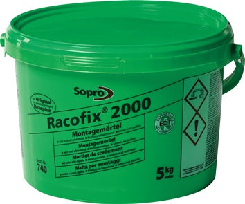 Montagemörtel Racofix® 2000 1:3 Raumteile (Wasser/Mörtel) 5kg Eimer SOPRO