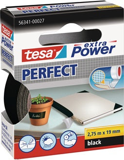 Gewebeband ext.Power® 56341 schwarz L.2 75m B.19mm Rl.TESA