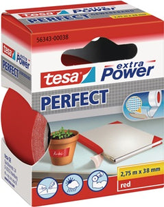 Gewebeband ext.Power® 56343 rot L.2 75m B.38mm Rl.TESA