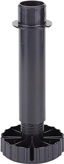 Sockelverstellfuß Korrekt Ku.schwarz 50mm Bereich -6/+30mm HETTICH