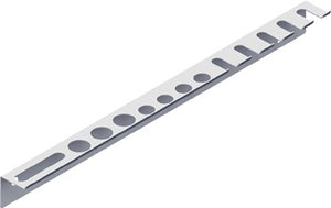 Werkzeughalter-Leiste L.360mm weiß 1 Hak.ELEMENT SYSTEM