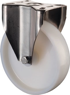 Bockrolle D.100mm Trgf.130kg Ku.Platte L95xB80mm BS ROLLEN