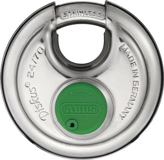 Zylindervorhangschloss 24IB/70 Schlosskörper-B.70mm VA versch.-schl.ABUS