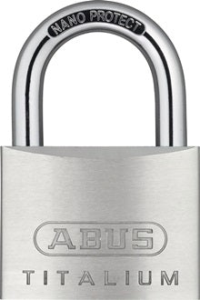 Zylindervorhangschloss 64TI/60 Schlosskörper-B.60mm Titalium versch.-schl.ABUS