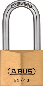 Zylindervorhangschloss 85/40HB40 Schlosskörper-B.40mm MS versch.-schl.ABUS
