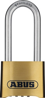 Zahlenvorhangschloss 180IB/50 HB63 B/SB Schlosskörper-B.52mm MS ABUS
