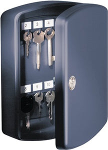 Schlüsselbox Key Box H255xB200xT75mm schwarz Stahlbl.Anz.Hak.24 BURG-WÄCHTER