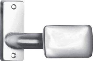 Türknopf 485 Leichmetall F1/silberf.gekr.ktg fest/drehb.B.65mm H.44mm AMF