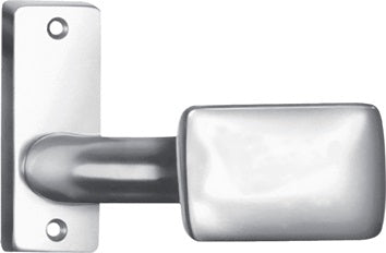 Türknopf 485 Leichmetall F1/silberf.gekr.ktg fest/drehb.B.65mm H.44mm AMF