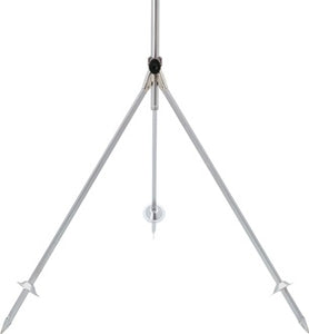 Dreibeinstativ 2xG1Zoll AG STA verz.m.Standspitzen GEKA