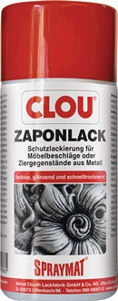 Zaponlack (Metallfirnis) SPRAYMAT farblos glänzend 300 ml Spraydose CLOU