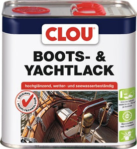 Boots-/Yachtlack farblos glänzend 2 5l Dose CLOU