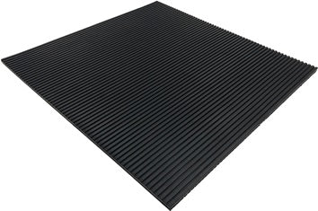 Antivibrationsmatte B.0 5m L.0 5m D.10mm schwarz NR/SBR o.Gewebeeinlage