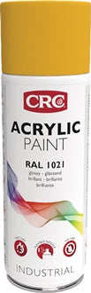 Farbschutzlackspray ACRYLIC PAINT rapsgelb glänzend RAL 1021 400ml Spraydose CRC