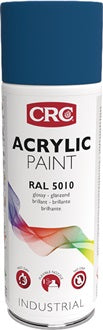 Farbschutzlackspray ACRYLIC PAINT enzianbl. glänzend RAL5010 400ml Spraydose CRC